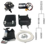Nuovo motore DLE128HD 7.4kw doppio cilindro due tempi raffreddato ad acqua generatore di elettricità ibrido benzina elettrico aereo UAV